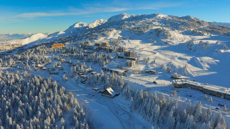 Le Flocon-Studio Cabine-Balcon 4-6 Pers A 100M Des Pistes Chamrousse Luaran gambar