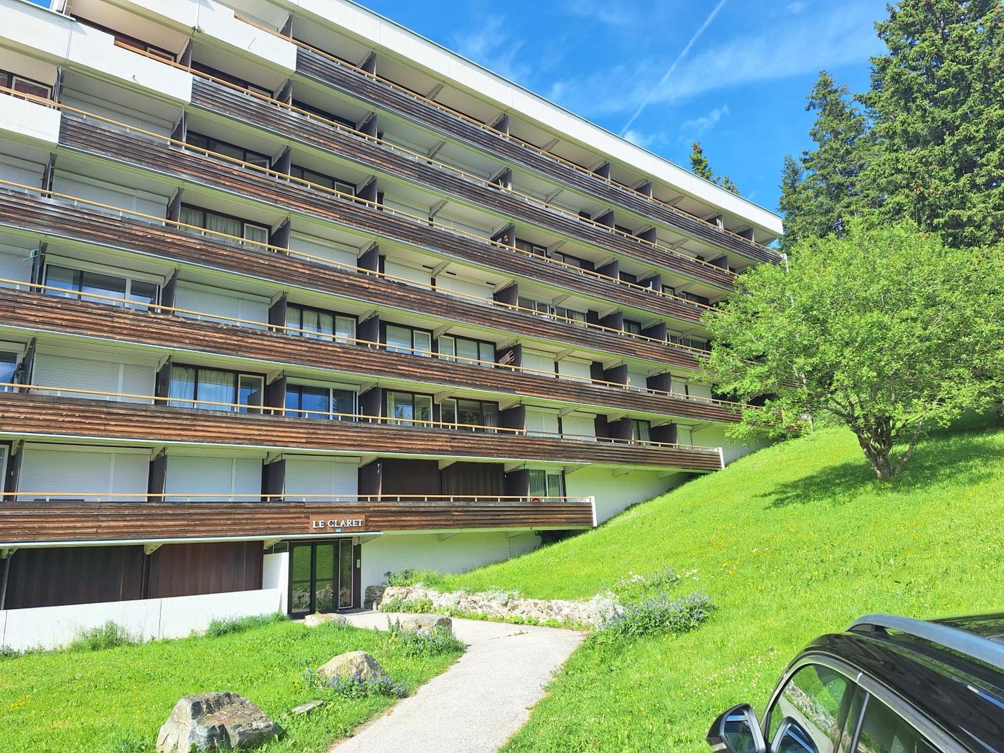 Le Flocon-Studio Cabine-Balcon 4-6 Pers A 100M Des Pistes Chamrousse Luaran gambar